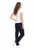 MijaCulture Casual maternity trousers Hanna M009 navy blue